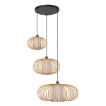 THULINE - Lampa wisząca - 3xE27 - Light Wood Look - Essential 05457/13/72 LUCIDE